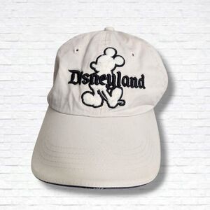 Disneyland Resorts Cream Colour Mickey Mouse Embroidered Silhouette Cap O/S
